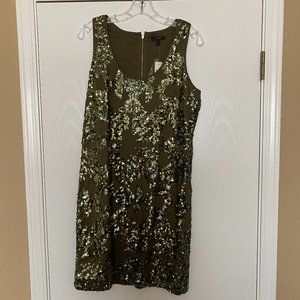 NEW j crew sequin sleeveless dress